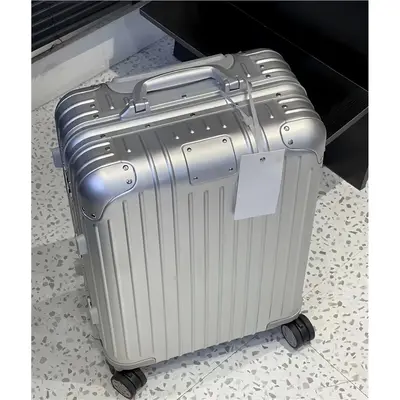 Almanya tam alüminyum-magnezyum alaşımlı bavul R ailesi tekerlemeli bavul Original21 inç kabin bagajı seyahat bavulu - 9