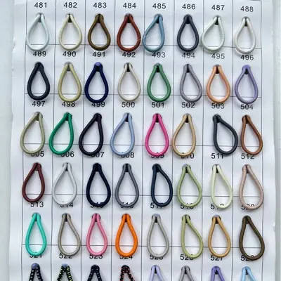 Runde Elastikschnur, 2,5 mm, farbig, Latex und Polyester - 3