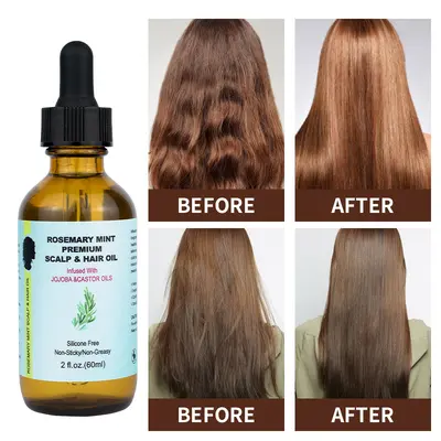 Biberiye ve hint yağı içeren saç bakım yağı 60 ml - 3