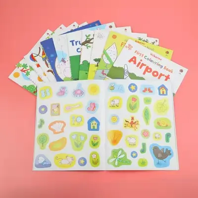 Children's English Colouring Book with Pen Control Practice - 2