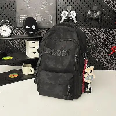 Korean Style Student Backpack, Large Capacity, Air Cushion - 10