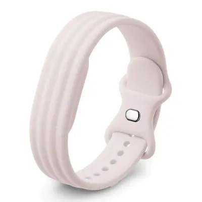 Google Fitbit Air İçin Tek Renk Spor Silikon Kayış - 13