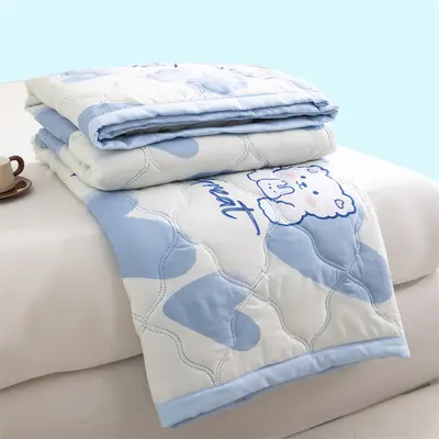 Air conditioning comforter summer cooling quilt machine washable summer single and double 2025 new summer student dormitory thin quilt cross-border - 7