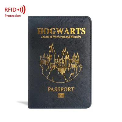 现货十字纹护照套PU皮护照保护套旅行卡包卡套多功能卡位RFID防磁 - 8