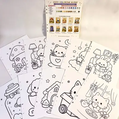 12色丙烯马克笔套装涂色本绘画工具DIY手绘填色成人解压创意礼物 - 8