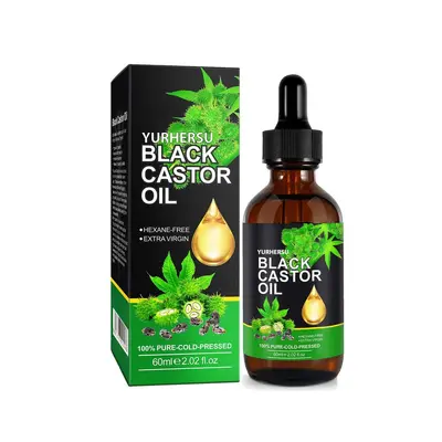 YURHERSU Castor Oil Hair Care Essential Oil nourishes hair, improves rough and frizzy hair texture, hair care in stock