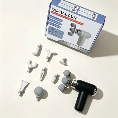 Mini fascia gun with multi-head vibration - 10
