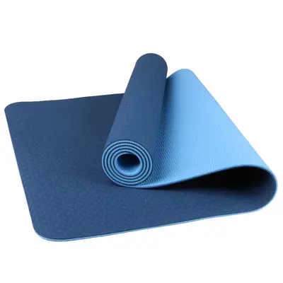 TPE yoga matı 6mm fitness matı çift taraflı doku yoga matı dans matı toptan özel dropshipping - 5