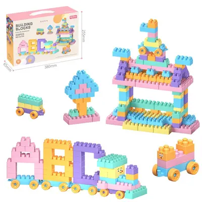 Portable Gift Box] DIY Buildable Particle Building Blocks Educational Toys for Children Wholesale Cross-border Amazon - 12