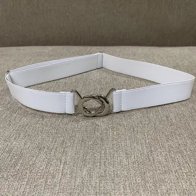 Kadın elastik kemer, 3 cm genişlik, ayarlanabilir - 9