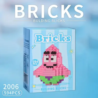 Micro Diamond Building Block Compatible Cartoon Figure Matching Toy for Children - 13