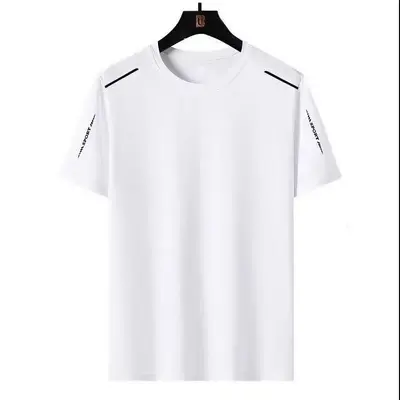 Men's Loose Quick-Dry Breathable Mesh Sports T-Shirt, Short Sleeve