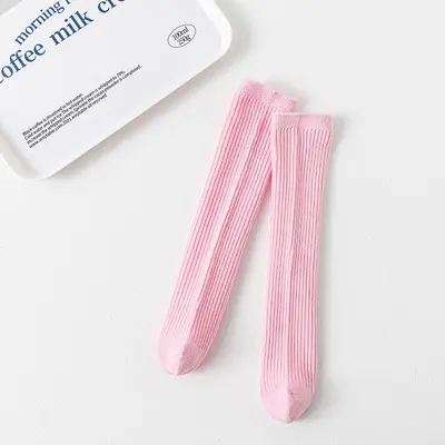 Çocuk A sınıfı pamuklu çorap, çift iğne, şeker renkli, orta boy - 9