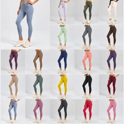 High-Waisted Butt-Lift Yoga Pants, Elastic, Pilates - 3