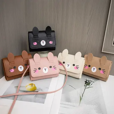 Damenhandtasche 2023 neuer Stil Cartoon Crossbody kleine quadratische Tasche Umhängetasche Mini-Geschenktasche Kindertasche - 2