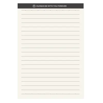 B5 Top-Flip PP Cover Blank Notepad, A5 and A6 Ruled or Grid Notebook