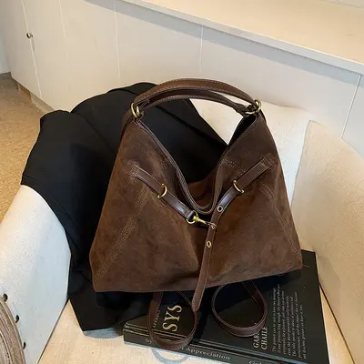 Vintage Matte Women's Handbag, Large Capacity, Casual Tote and Backpack - 8