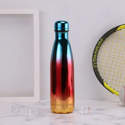 304er-Edelstahl-Isolierbecher mit Cola-Flaschenform - 10