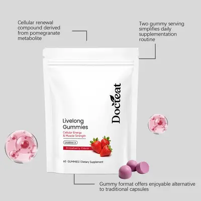 DOCTEAT Muscle Energy Supplement Gummies, Daily Use - 3