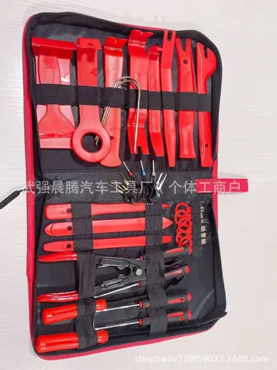 19-teiliges Auto-Audio-Demontagewerkzeug-Set mit Tasche - 10