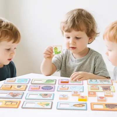 Montessori Zuordnungsspiel, 2-4 Jahre, Berufserkennung, Eltern-Kind - 5