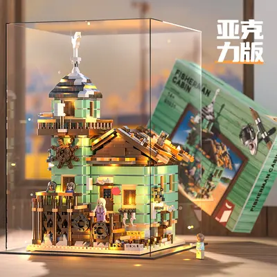 Cherry Blossom Tree House Building Blocks, Adult High-Difficulty Architecture Model - 3