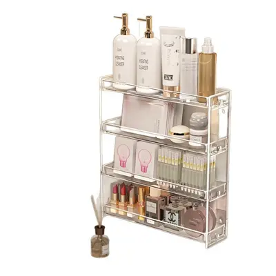 Wall-Mounted Cosmetics Storage Box Multi-Layer