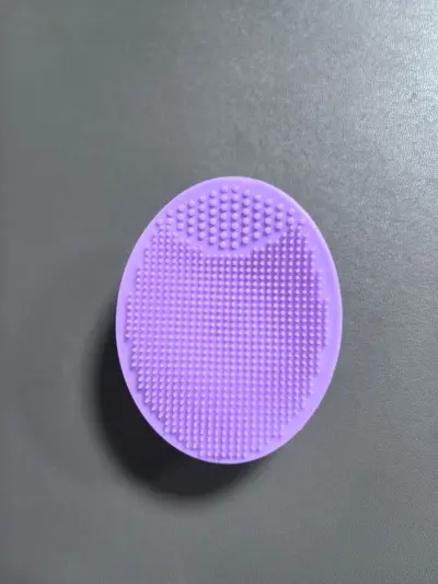 Baby silicone shampoo brush, dandruff removal comb, baby massage brush, bath brush, girl's face washing brush - 10