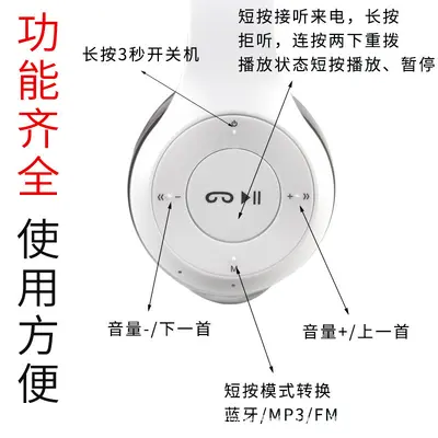 P47 Bluetooth over-ear headphones