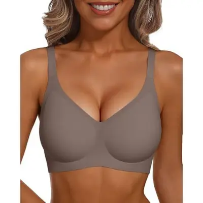 Women's Comfortable Wireless Seamless Full-Coverage Bra, I-Back - 9