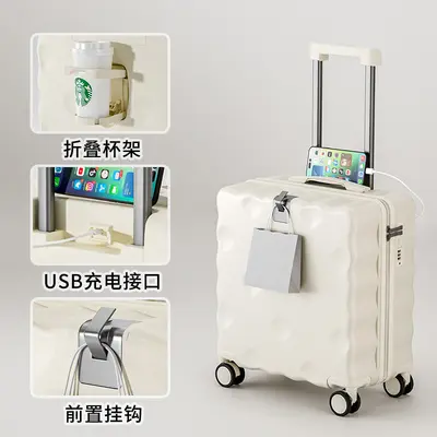 20 Inch Carry-On Suitcase with Combination Lock - 7