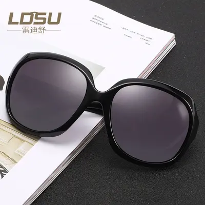 Women's sunglasses, large frame, PC material, for travel and driving - 2