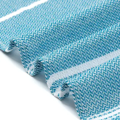 Best-selling cross-border polyester-cotton Turkish beach towel 90*180 with tassels yarn-dyed striped absorbent adult bath towel - 5