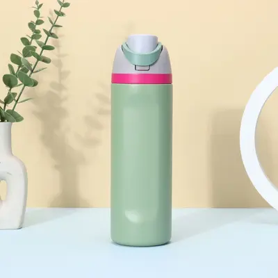 304 Stainless Steel Insulated Tumbler with Rubber-Coated Lid and Straw, Large Capacity - 12