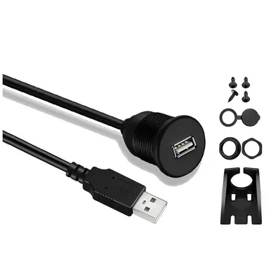 Su geçirmez USB panel kablosu, araç gösterge paneli için - 12
