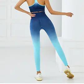 Hochelastische Damen-Yogahose, Pfirsich-Po-Effekt, hoher Bund, Bauchkontrolle