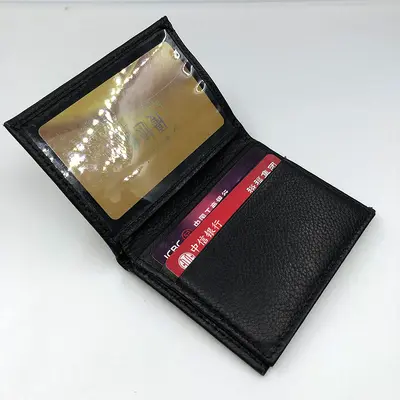 PU Leather Card Holder, Bank and Bus Card, Small Wallet - 3