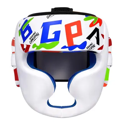Children's Boxing Helmet with Face Guard, for Muay Thai and Taekwondo Training - 8