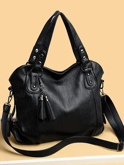 Women's Tassel Shoulder Bag, Large Capacity, Autumn Style - 1