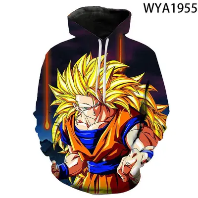 Dragon Ball 3D Digital Print Unisex Hooded Sweatshirt Winter Model