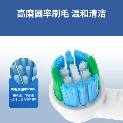 Replacement Heads for Oral-B Electric Toothbrush, Compatible with D12/D100/D16/3709/3710 - 2
