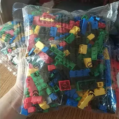 Küçük Parçalı Yapı Blokları 1000 Parça, Çoklu Marka Uyumlu, Renkli Kutu - 12