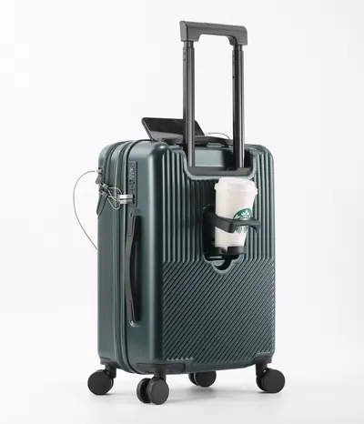 Front-Opening 26-Inch Business Suitcase with Universal Wheels - 9