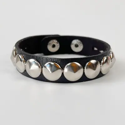 Punk-Stil Herren-Mehrschicht-Vintage-Armband mit Nieten-Kettenglieder und Lederarmband Accessoires - Heißverkäufer im europäisch-amerikanischen Grenzhandel - 7