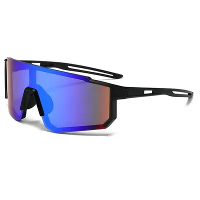 Large-Frame Polarized Cycling Glasses, Windproof, UV Protection, for Running - 4