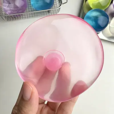 Coconut Oil Vaseline Stress Ball, Handmade Squeeze Toy, Moldable - 8