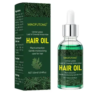 Platycladus Leaf Hair Care Essential Oil, for Tough and Dense Hair, Anti-Tangle - 6