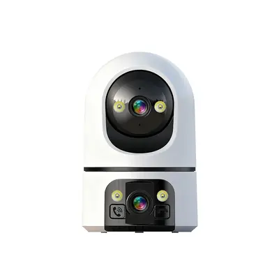 Çift lenslı gözetim kamerası, 360° WiFi, çift ekran - 12