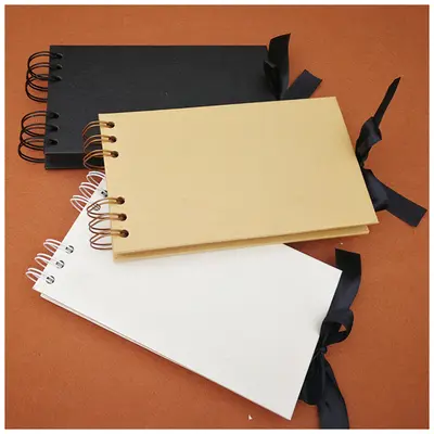 5 Inch Roll-Type Bow Ribbon DIY Handmade Photo Album - 6