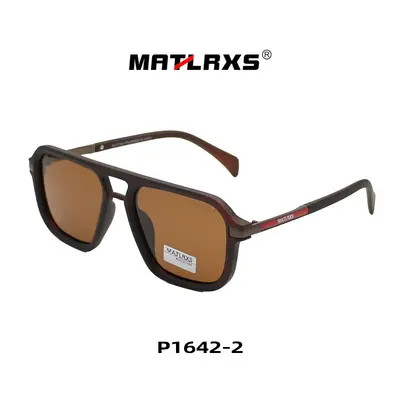 Men's Polarized UV400 Retro Double-Bridge Driving Sunglasses Model 1642 - 7